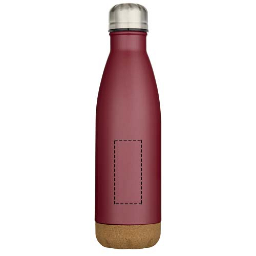 Cove 500 ml double wall vacuum insulated stainless steel water bottle with cork details 4