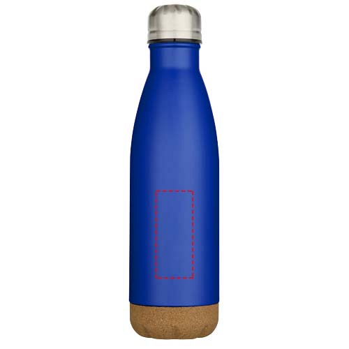 Cove 500 ml double wall vacuum insulated stainless steel water bottle with cork details 4