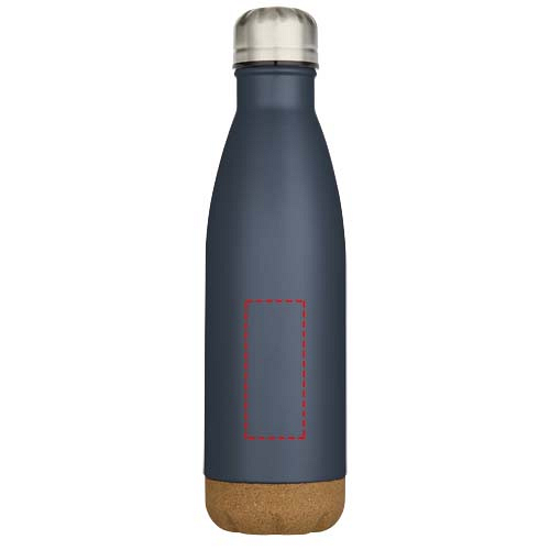 Cove 500 ml double wall vacuum insulated stainless steel water bottle with cork details 4