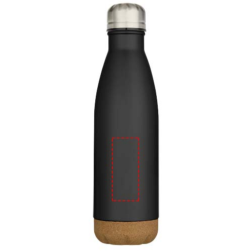 Cove 500 ml double wall vacuum insulated stainless steel water bottle with cork details 4