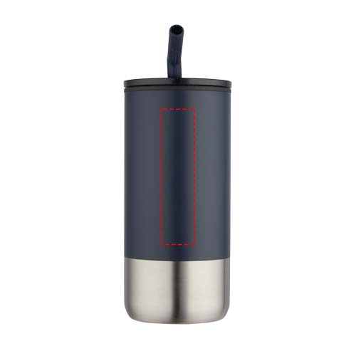 Grayson 480 ml RCS recycled insulated tumbler with straw 4