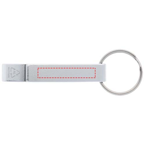 Tao RCS recycled aluminium bottle and can opener with keychain 4
