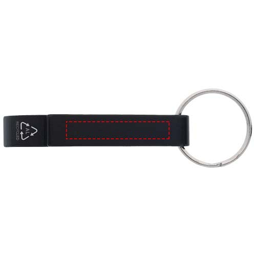 Tao RCS recycled aluminium bottle and can opener with keychain 4