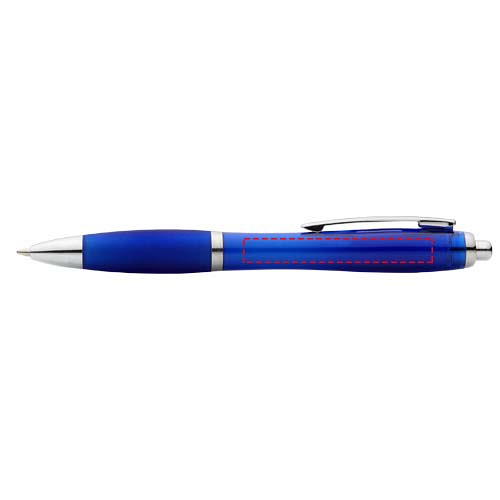 Nash ballpoint pen with coloured barrel and grip (black ink) 4