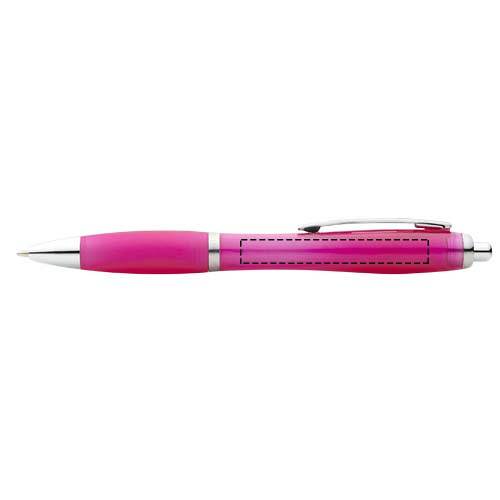 Nash ballpoint pen with coloured barrel and grip (black ink) 4