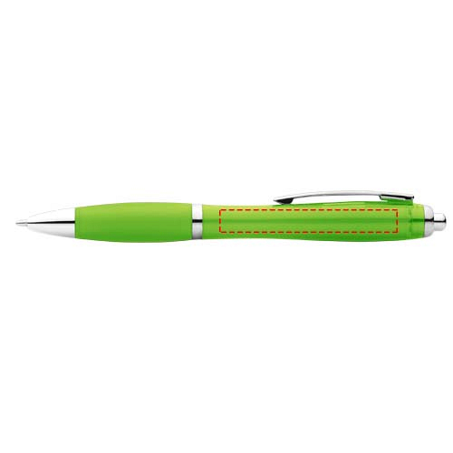 Nash ballpoint pen with coloured barrel and grip (black ink) 4