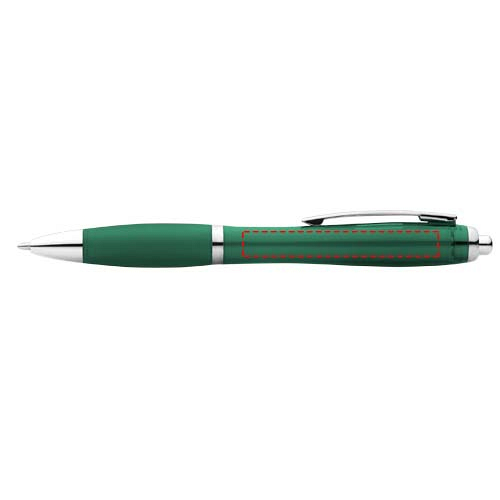 Nash ballpoint pen with coloured barrel and grip (black ink) 4