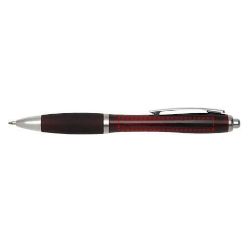 Nash ballpoint pen with coloured barrel and grip (black ink) 4