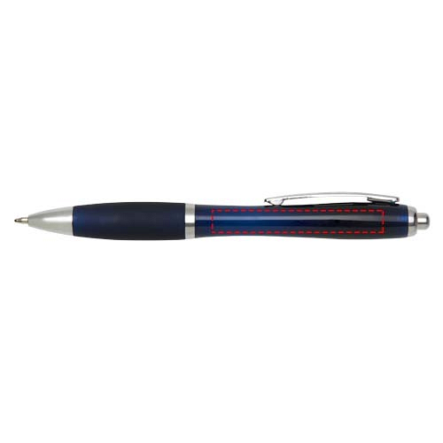 Nash ballpoint pen with coloured barrel and grip (black ink) 4