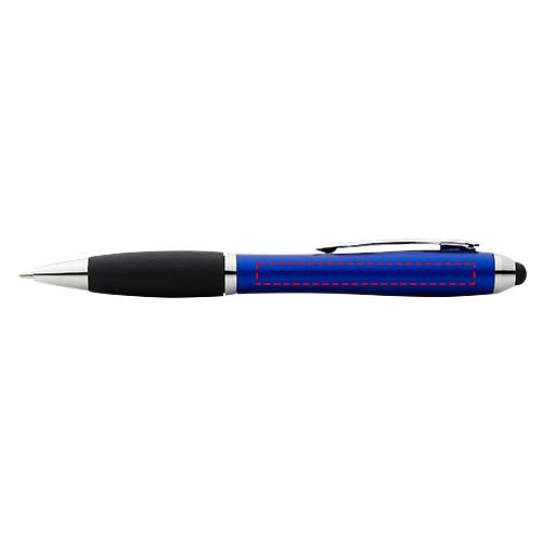 Nash coloured stylus ballpoint pen with black grip (blue ink) 4