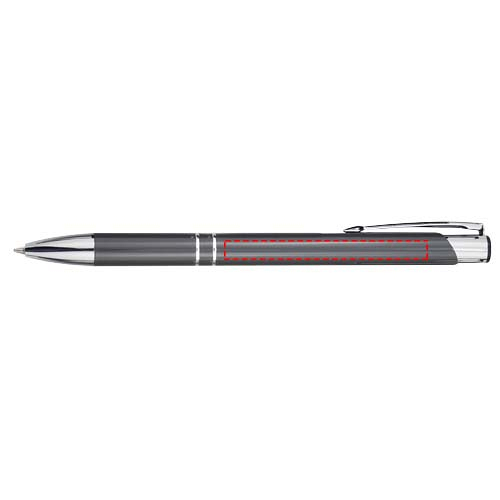 Moneta aluminium click ballpoint pen (blue ink) 4