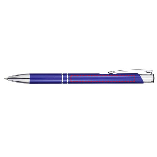 Moneta aluminium click ballpoint pen (blue ink) 4