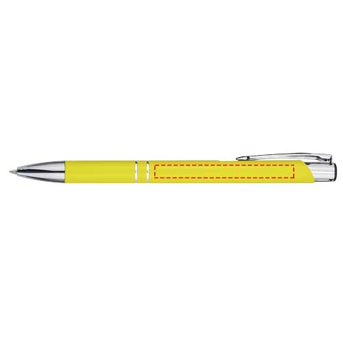 Moneta aluminium click ballpoint pen (blue ink) 4