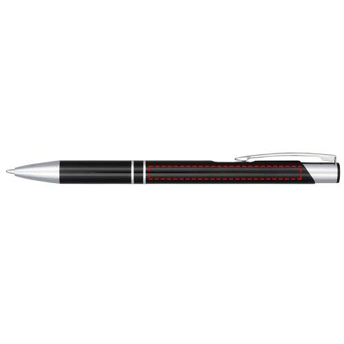 Moneta anodized aluminium click ballpoint pen (blue ink) 4