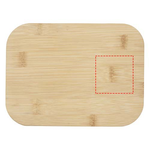 Roby 1000 ml glass lunch box with bamboo lid 4