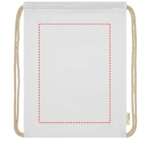 Orissa 100 g/m² organic cotton drawstring bag 5L 3