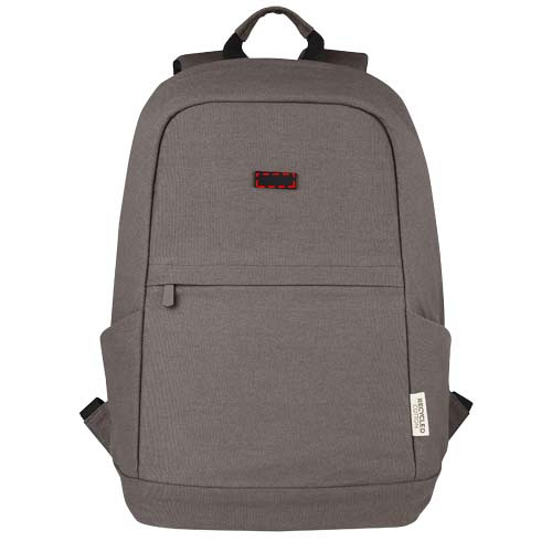 Joey 15.6 GRS recycled canvas anti-theft laptop backpack 18L 4