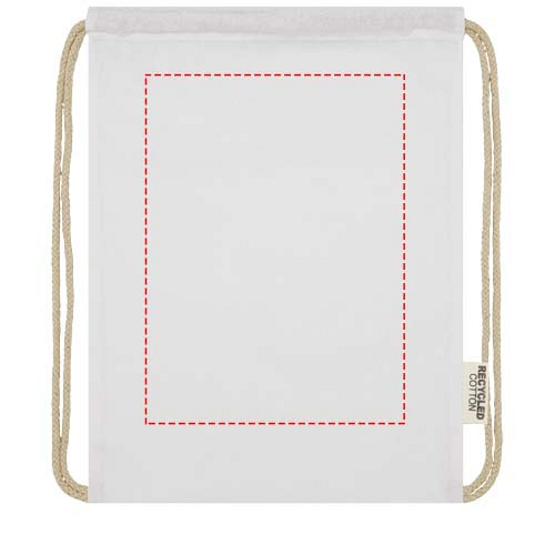 Oregon 140 g/m² GRS recycled cotton drawstring bag 3