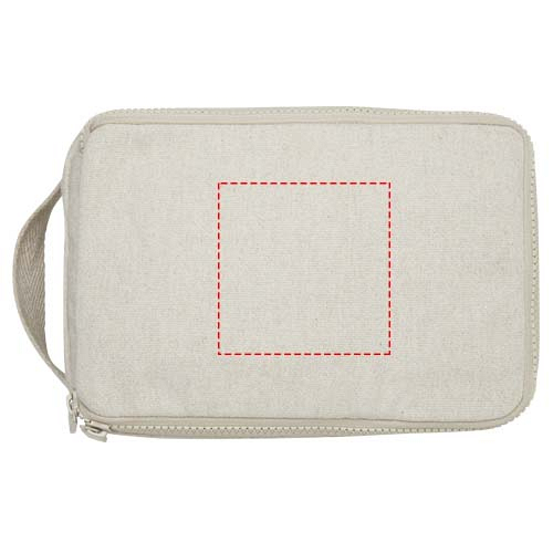 Pack 500 g/m² Aware™ recycled toiletry organiser 4