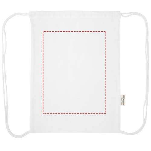 Oregon Blend 140 g/m² GRS recycled drawstring bag 5L 4