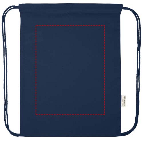 Oregon Blend 140 g/m² GRS recycled drawstring bag 5L 4