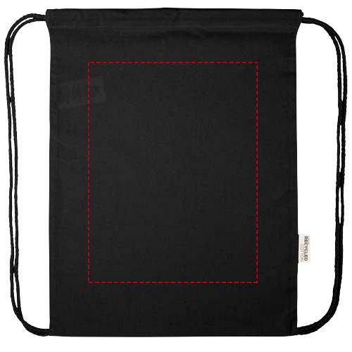 Oregon Blend 140 g/m² GRS recycled drawstring bag 5L 4