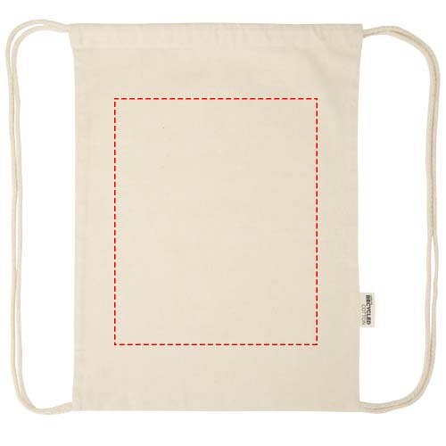 Peru Blend 180 g/m² GRS recycled drawstring bag 5L 4