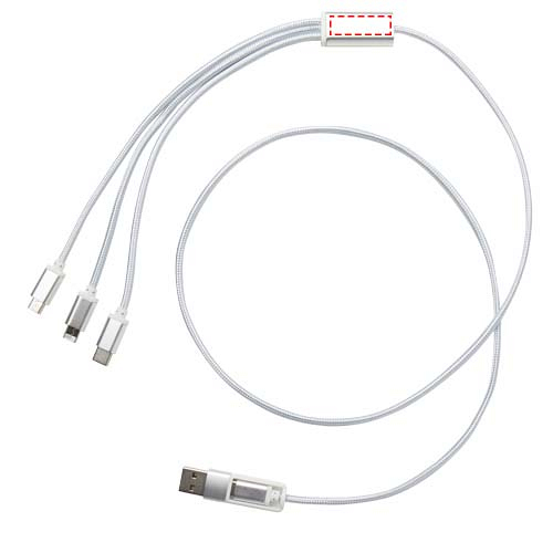 Cablu de incarcare versatil 5-1 din aluminiu reciclat 4
