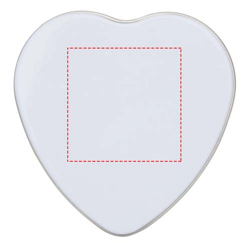 Blissful heart-shaped tin candle with vanilla aroma 4
