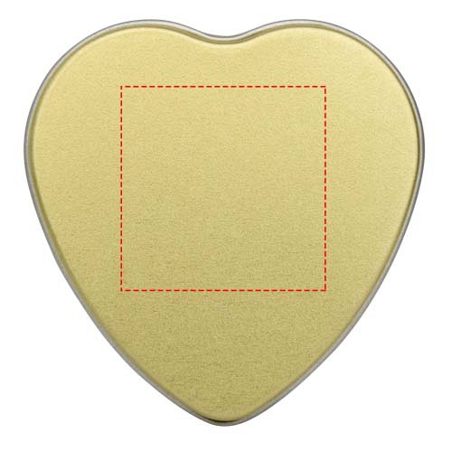 Blissful heart-shaped tin candle with vanilla aroma 4