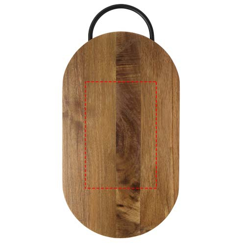 Julienne acacia wood chopping board with handle 4