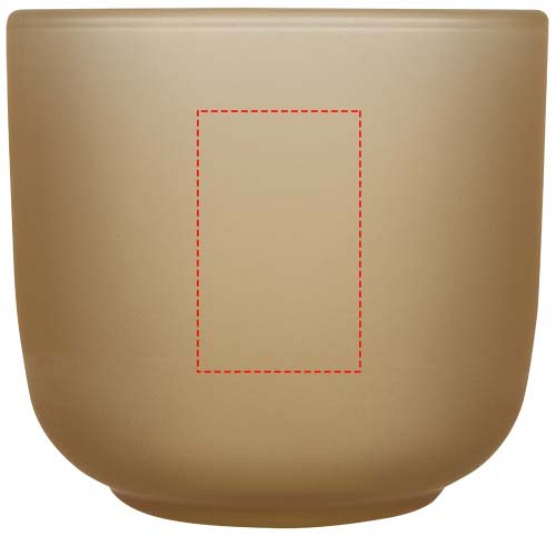 Male wooden serving tray and glass cups with matt finish set 4