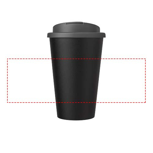 Americano® Eco 350 ml recycled tumbler with spill-proof lid 4