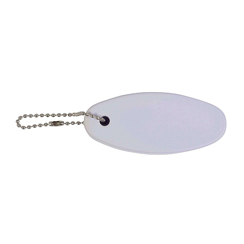 Oval floating pu key ring 2