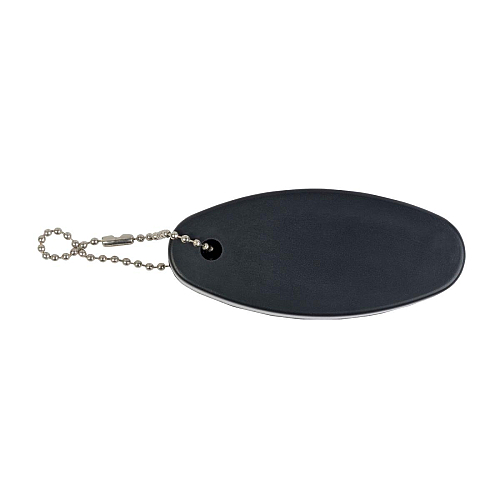 Oval floating pu key ring 2