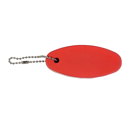 Oval floating pu key ring 2