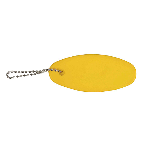 Oval floating pu key ring 2