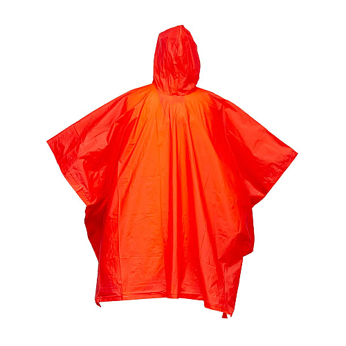 Water-resistant pvc (400 g) poncho, supplied in a bag. one size 2