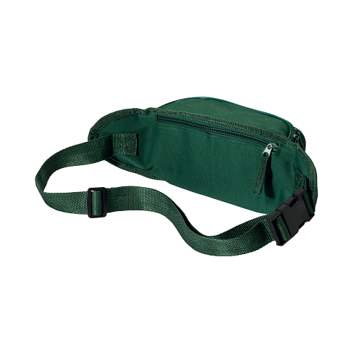 600d polyester 5-pocket waist bag with adjustable waist strap and clip closure 3