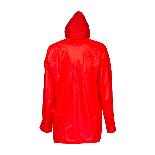 Embossed pvc (200 g) raincoat, supplied in a pocket-sized bag. one size 2