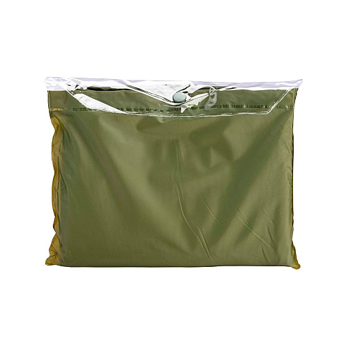 Embossed pvc (200 g) raincoat, supplied in a pocket-sized bag. one size 3