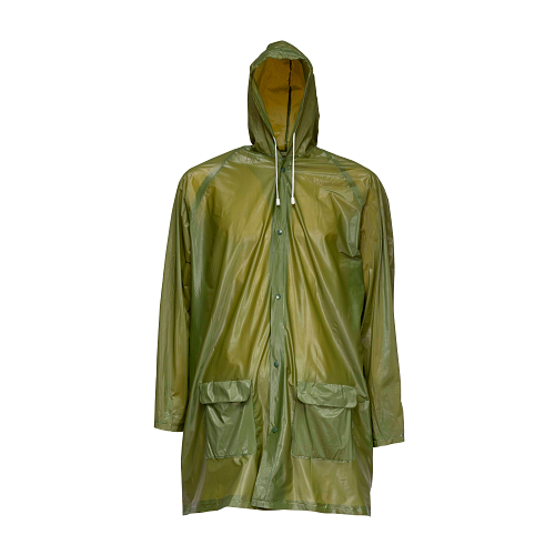Embossed pvc (200 g) raincoat, supplied in a pocket-sized bag. one size 1
