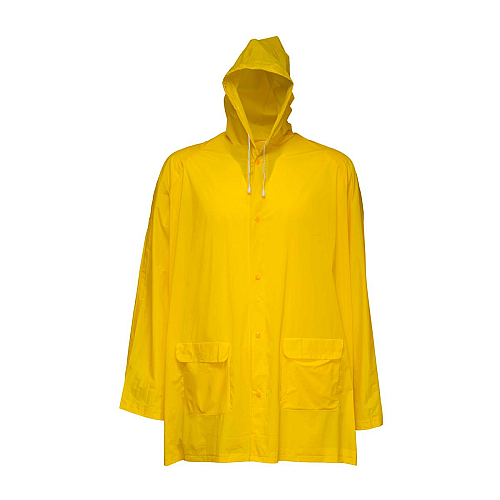 Embossed pvc (200 g) raincoat, supplied in a pocket-sized bag. one size 1