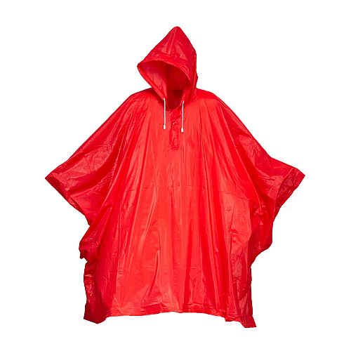 Water-resistant, embossed pvc (260 g) poncho, supplied in a transparent bag. one size 1