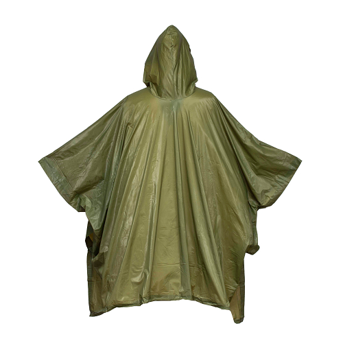 Water-resistant, embossed pvc (260 g) poncho, supplied in a transparent bag. one size 2