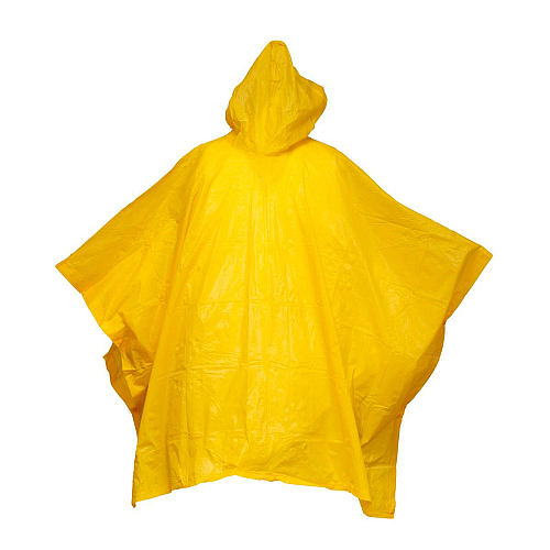 Water-resistant, embossed pvc (260 g) poncho, supplied in a transparent bag. one size 2