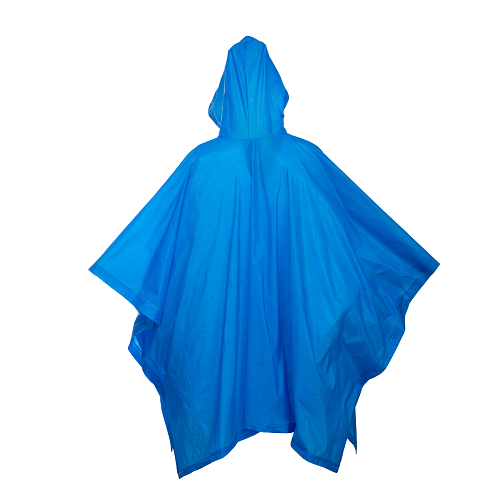 Water-resistant, embossed pvc (260 g) poncho, supplied in a transparent bag. one size 2