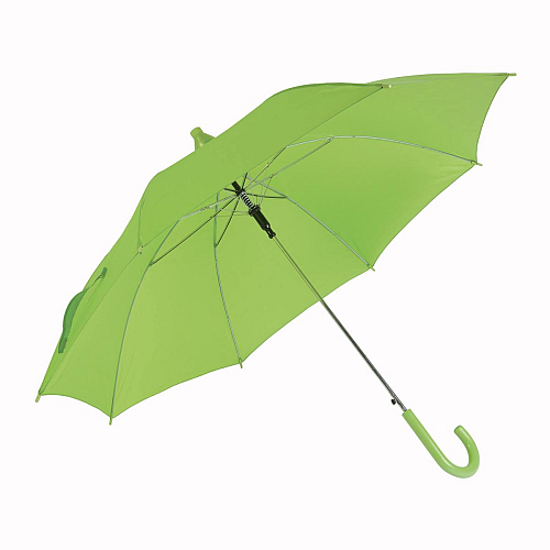 Automatic umbrella with telescopic plastic drip-catcher system 1