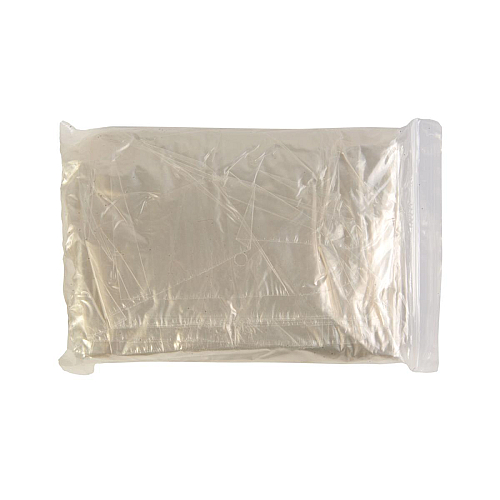 Water-resistant, transparent polyethylene emergency poncho with hood (0.02 mm thick) 2