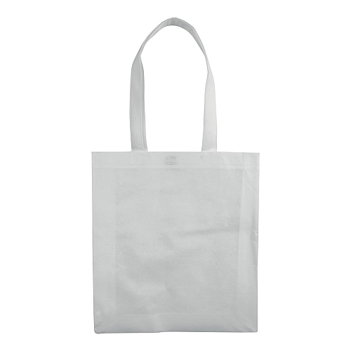 Stitched 80 g/m2 non-woven fabric shopping bag, long handles 2